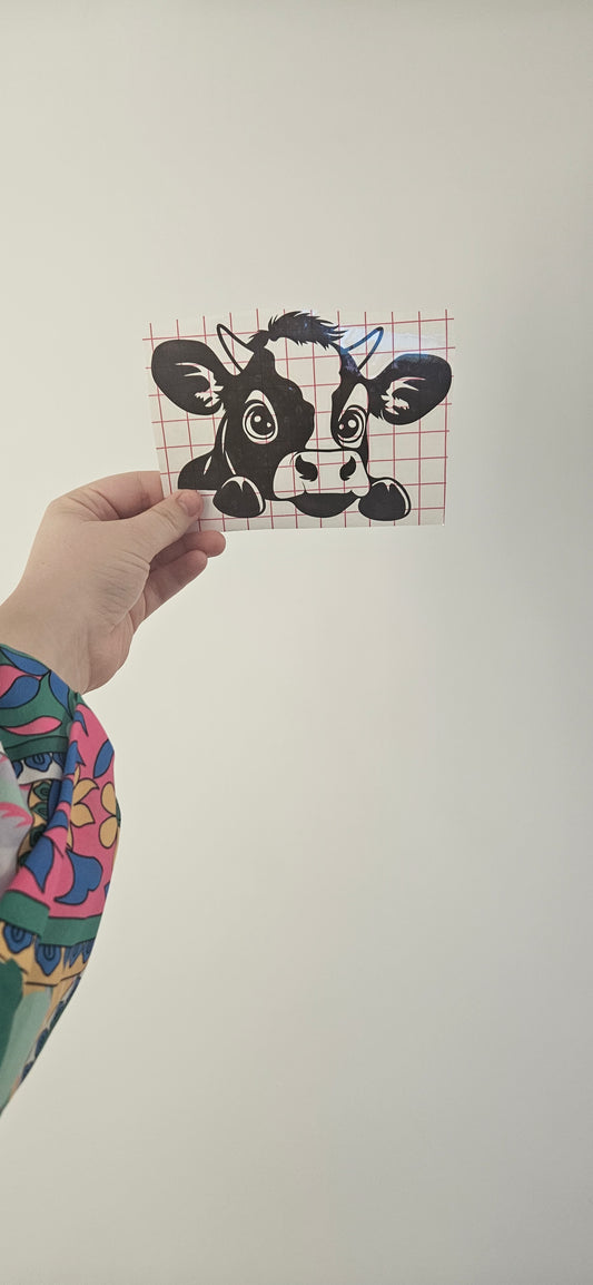 Highland baby cow car decal